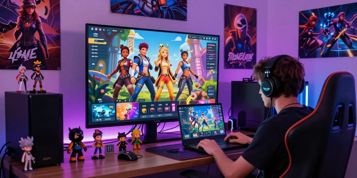 Engaged player exploring an NSFW game with immersive visuals and character selection, highlighting modern adult gaming culture.