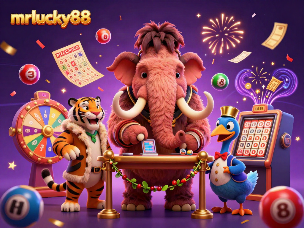 Experience the vibrant mrlucky88 casino scene with dynamic characters and exciting gaming elements.