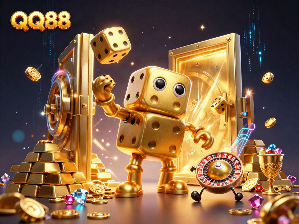 Engage in thrilling gameplay at QQ88 with golden treasures and dynamic casino elements.