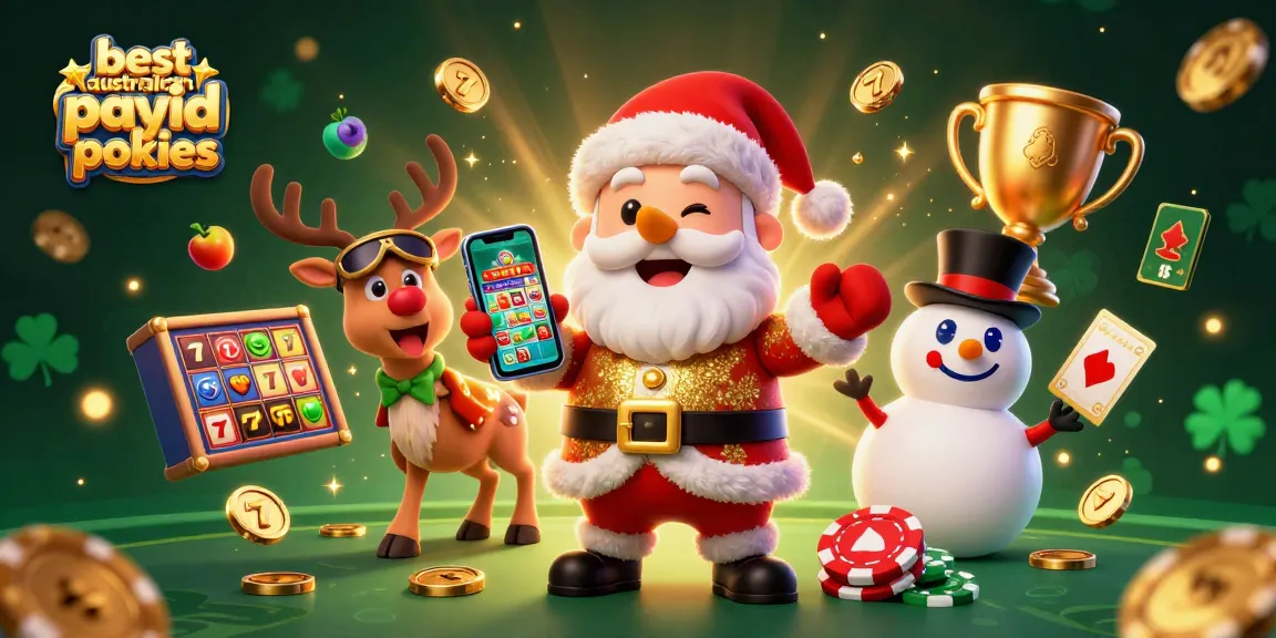 Spin to win with the best Australian PayID pokies in a vibrant casino scene featuring playful characters.
