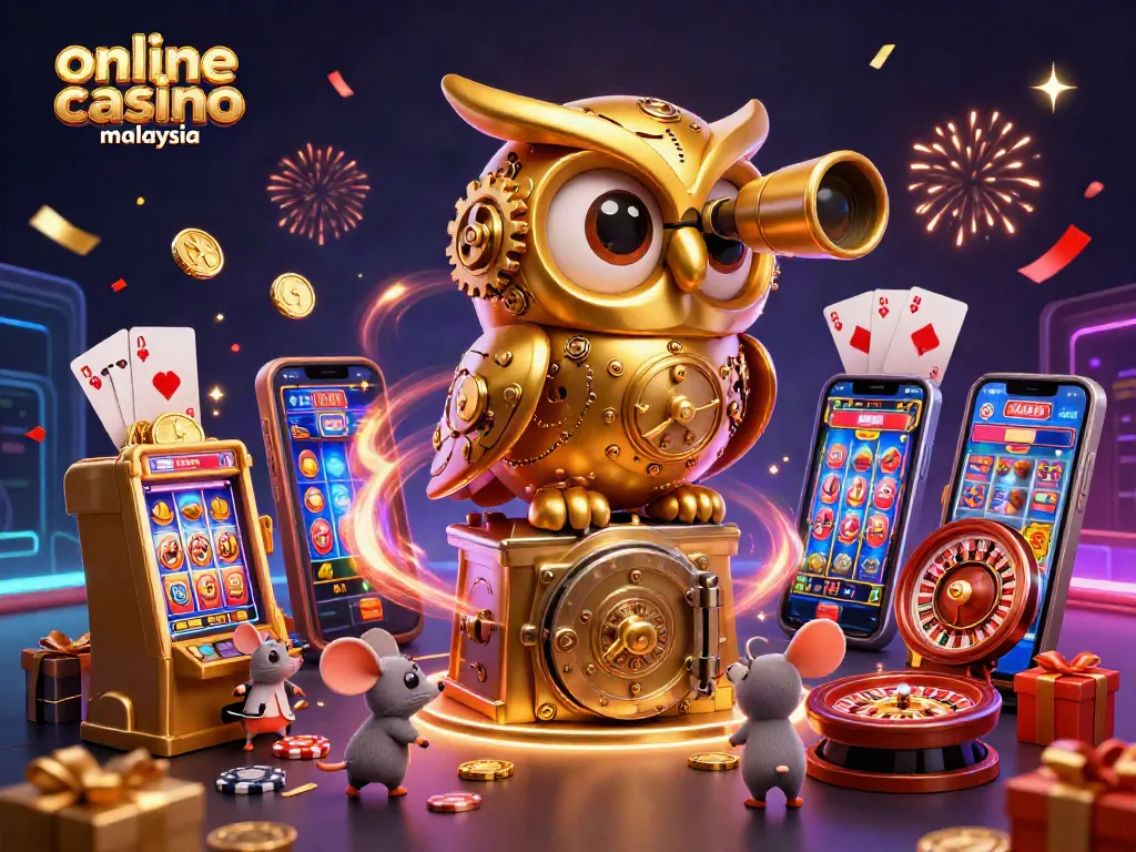 Engage with online casino Malaysia through vivid slot gaming action and whimsical characters.