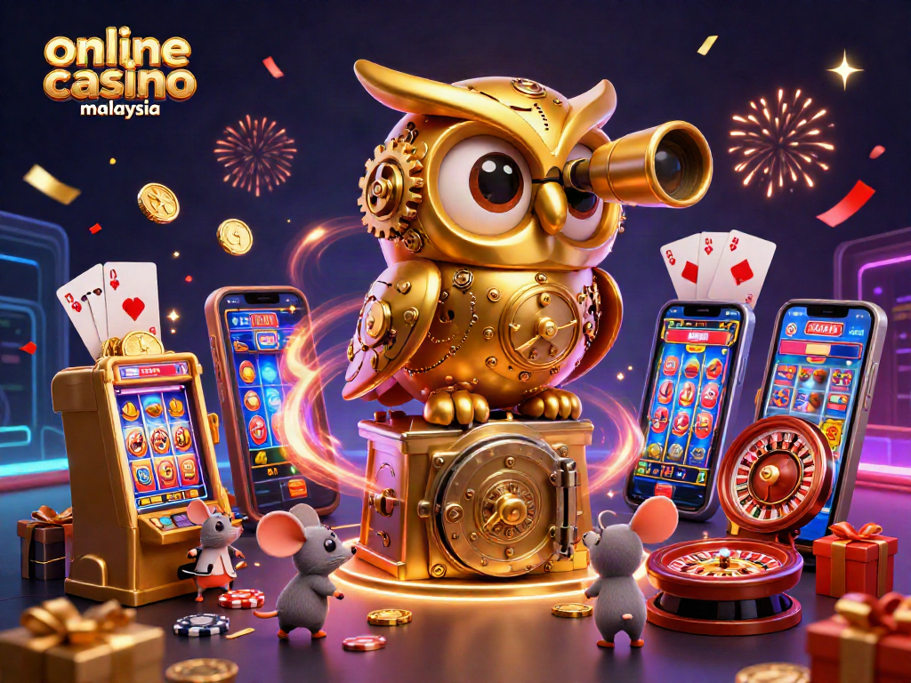 Engage with online casino Malaysia through vivid slot gaming action and whimsical characters.