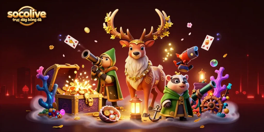 Experience thrilling moments with socolive trực tiếp bóng đá as the Celtic druid stag and wise badger capture excitement.